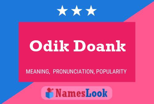 ملصق اسم Odik Doank