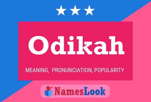 ملصق اسم Odikah