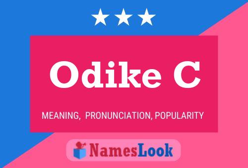 ملصق اسم Odike C