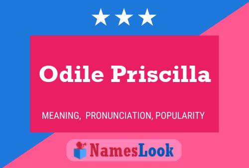 ملصق اسم Odile Priscilla