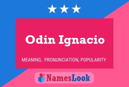 ملصق اسم Odin Ignacio