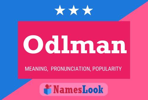 ملصق اسم Odlman