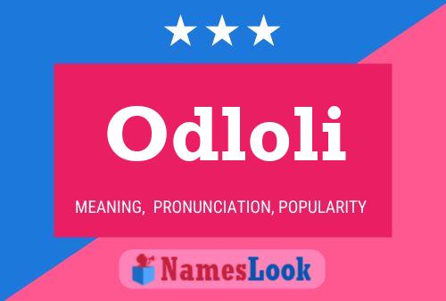 ملصق اسم Odloli