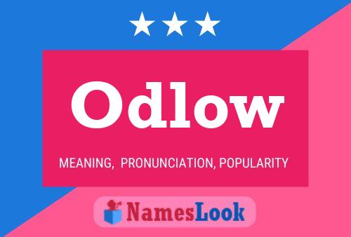 ملصق اسم Odlow