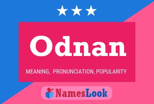 ملصق اسم Odnan