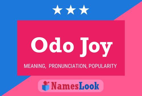 ملصق اسم Odo Joy