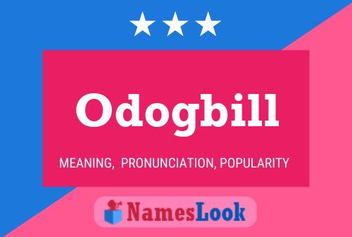 ملصق اسم Odogbill