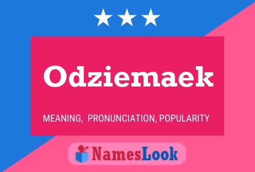 ملصق اسم Odziemaek