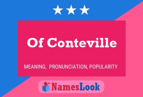 ملصق اسم Of Conteville