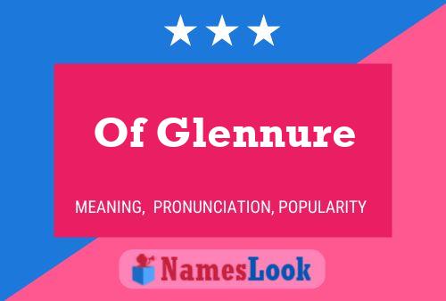 ملصق اسم Of Glennure