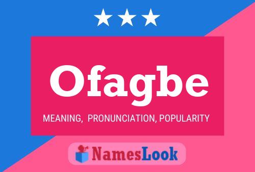 ملصق اسم Ofagbe