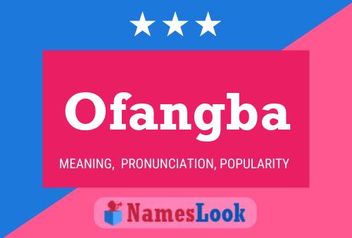 ملصق اسم Ofangba