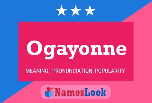 ملصق اسم Ogayonne