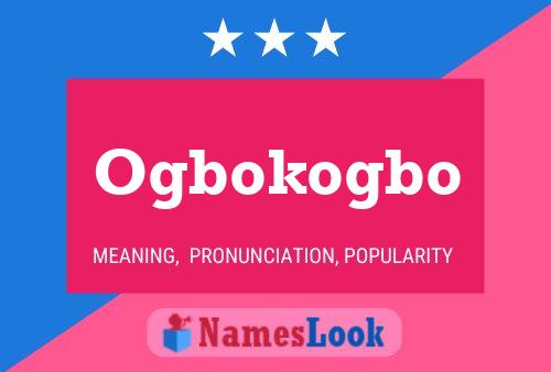 ملصق اسم Ogbokogbo