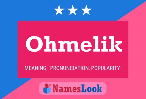 ملصق اسم Ohmelik