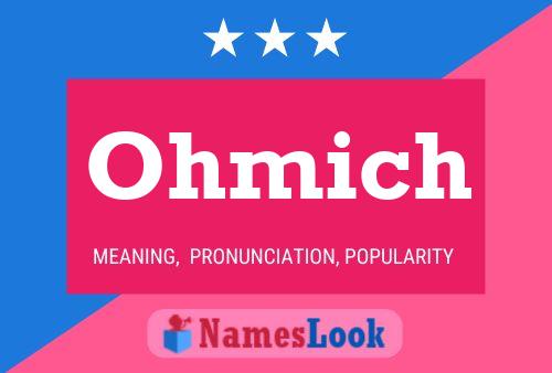 ملصق اسم Ohmich