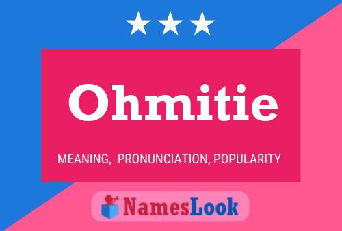 ملصق اسم Ohmitie