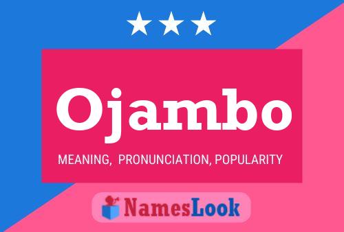 ملصق اسم Ojambo