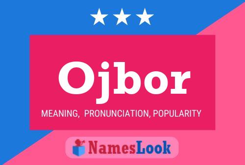 ملصق اسم Ojbor