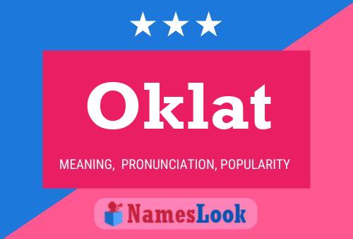 ملصق اسم Oklat