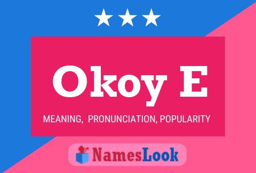 ملصق اسم Okoy E