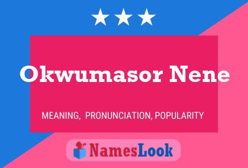 ملصق اسم Okwumasor Nene