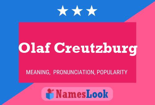 ملصق اسم Olaf Creutzburg