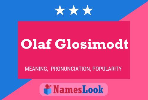 ملصق اسم Olaf Glosimodt