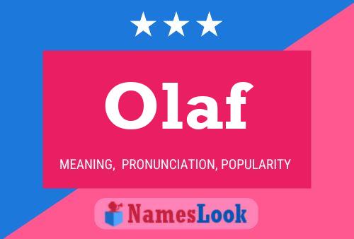 ملصق اسم Olaf