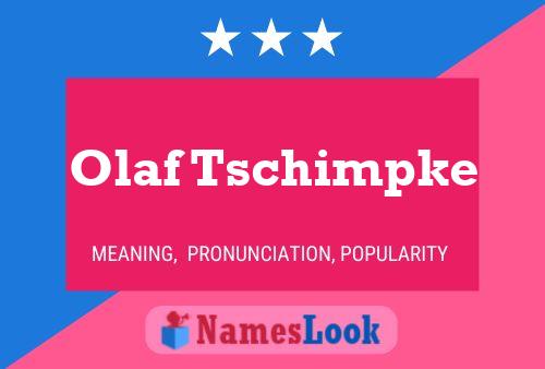 ملصق اسم Olaf Tschimpke