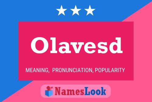 ملصق اسم Olavesd