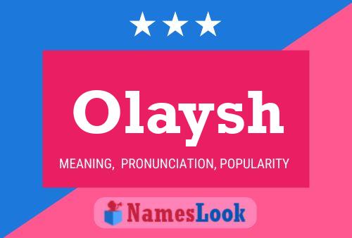 ملصق اسم Olaysh