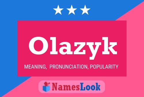 ملصق اسم Olazyk