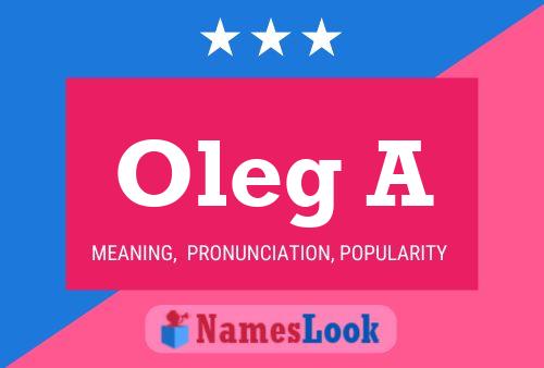 ملصق اسم Oleg A