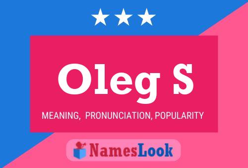 ملصق اسم Oleg S