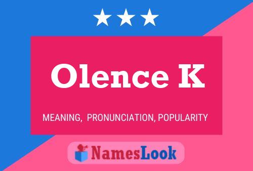 ملصق اسم Olence K