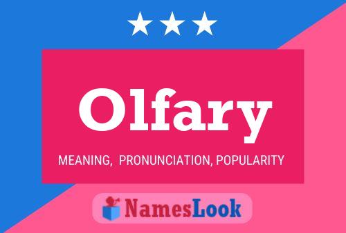 ملصق اسم Olfary