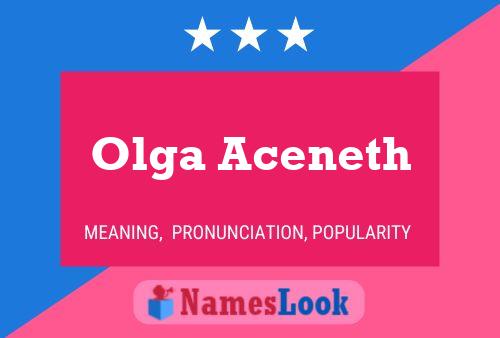 ملصق اسم Olga Aceneth