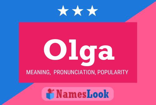 ملصق اسم Olga