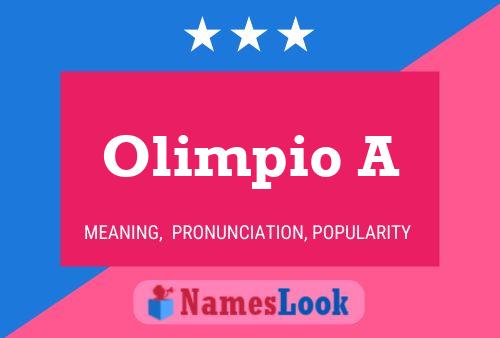 ملصق اسم Olimpio A