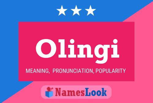 ملصق اسم Olingi