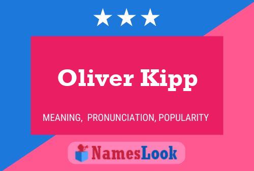 ملصق اسم Oliver Kipp