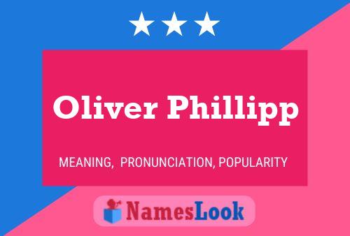 ملصق اسم Oliver Phillipp