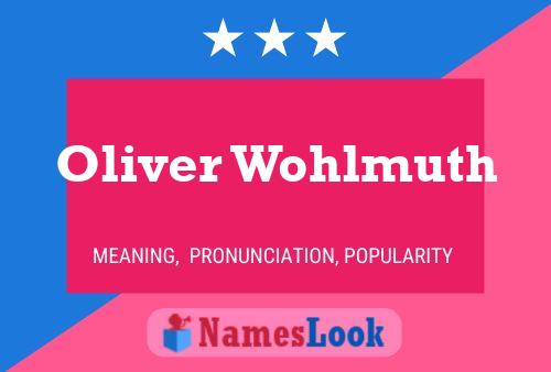 ملصق اسم Oliver Wohlmuth