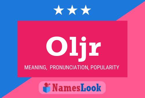 ملصق اسم Oljr