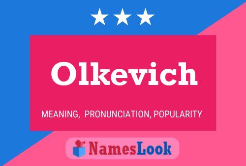 ملصق اسم Olkevich