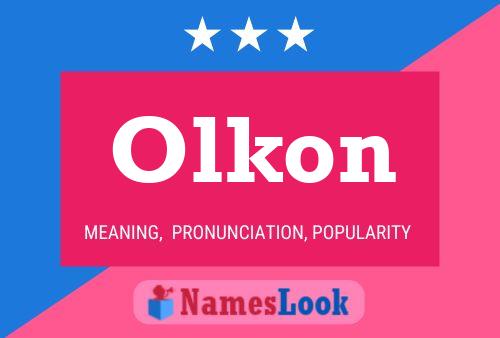 ملصق اسم Olkon