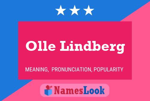 ملصق اسم Olle Lindberg