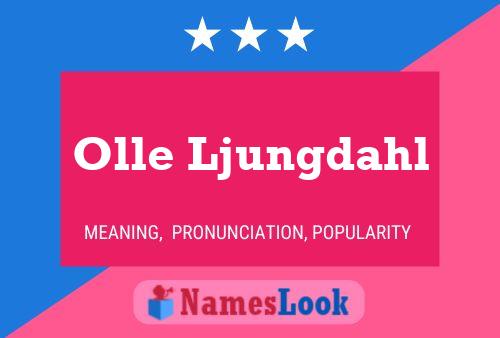 ملصق اسم Olle Ljungdahl