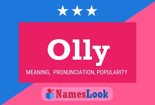 ملصق اسم Olly